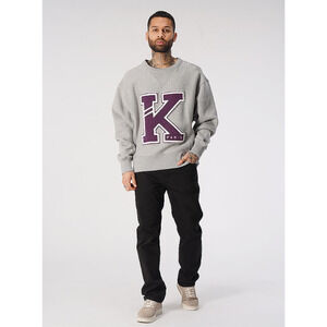 Kenzo College Sweatshirt Pearl Gray Size XL